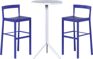 Baxter Poseidon Bar Table Package - 2 Stools